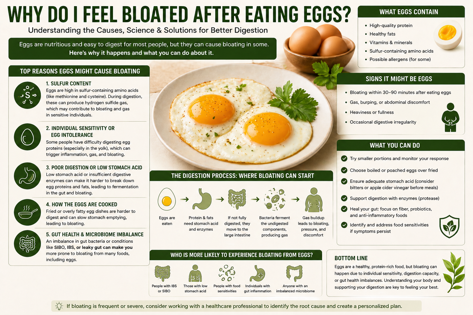 Why Do I Feel Bloated After Eating Eggs? The Complete Guide to Egg-Related Digestive Issues