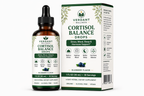 Verdant Wellness Cortisol Balance Drops bottle and packaging on a white background