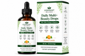 Verdant Wellness Daily Multi+ Beauty Drops bottle and packaging on a white background