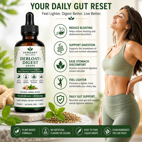 Debloat + Digest Drops - Daily Gut Reset