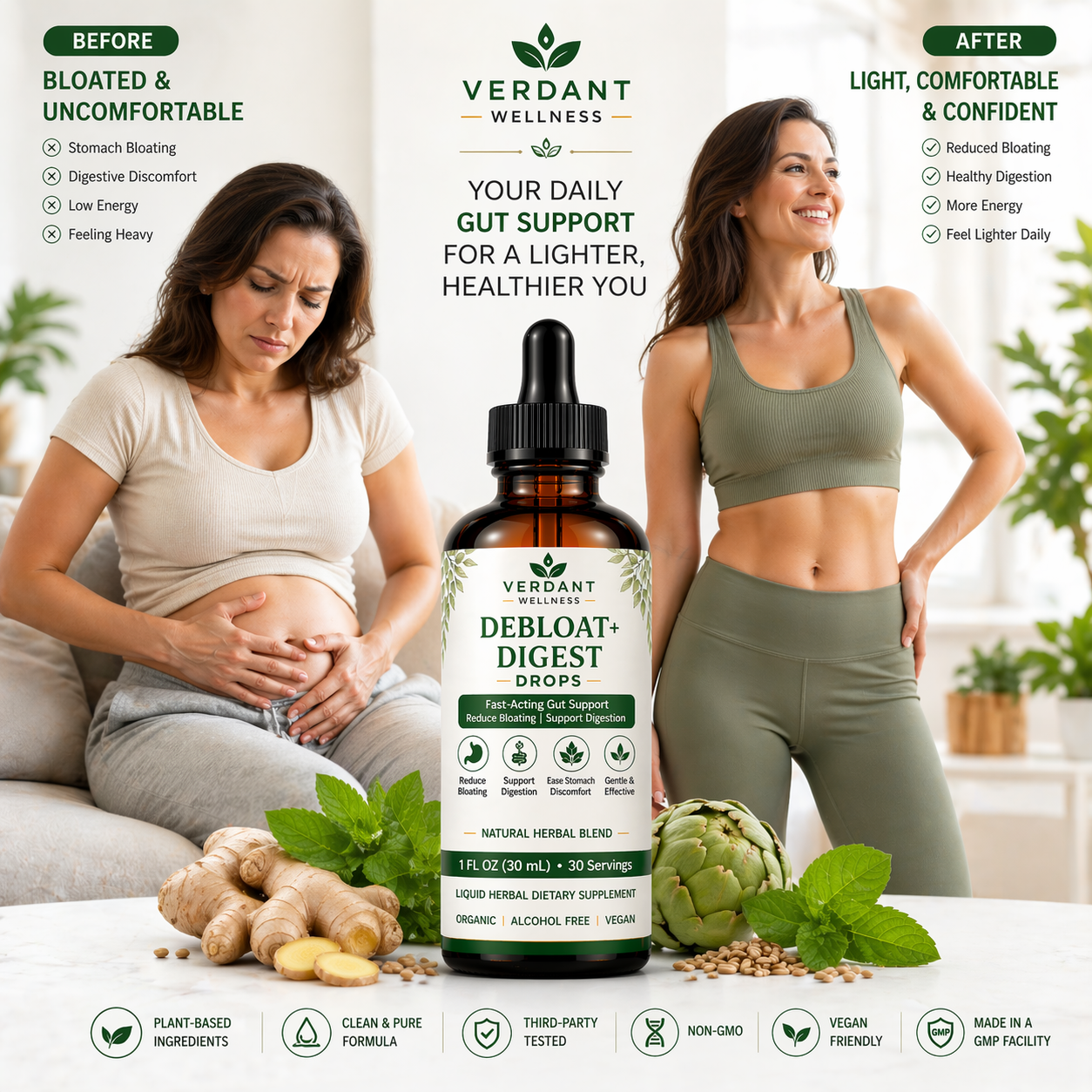 Debloat + Digest Drops - Light, Comfortable & Confident