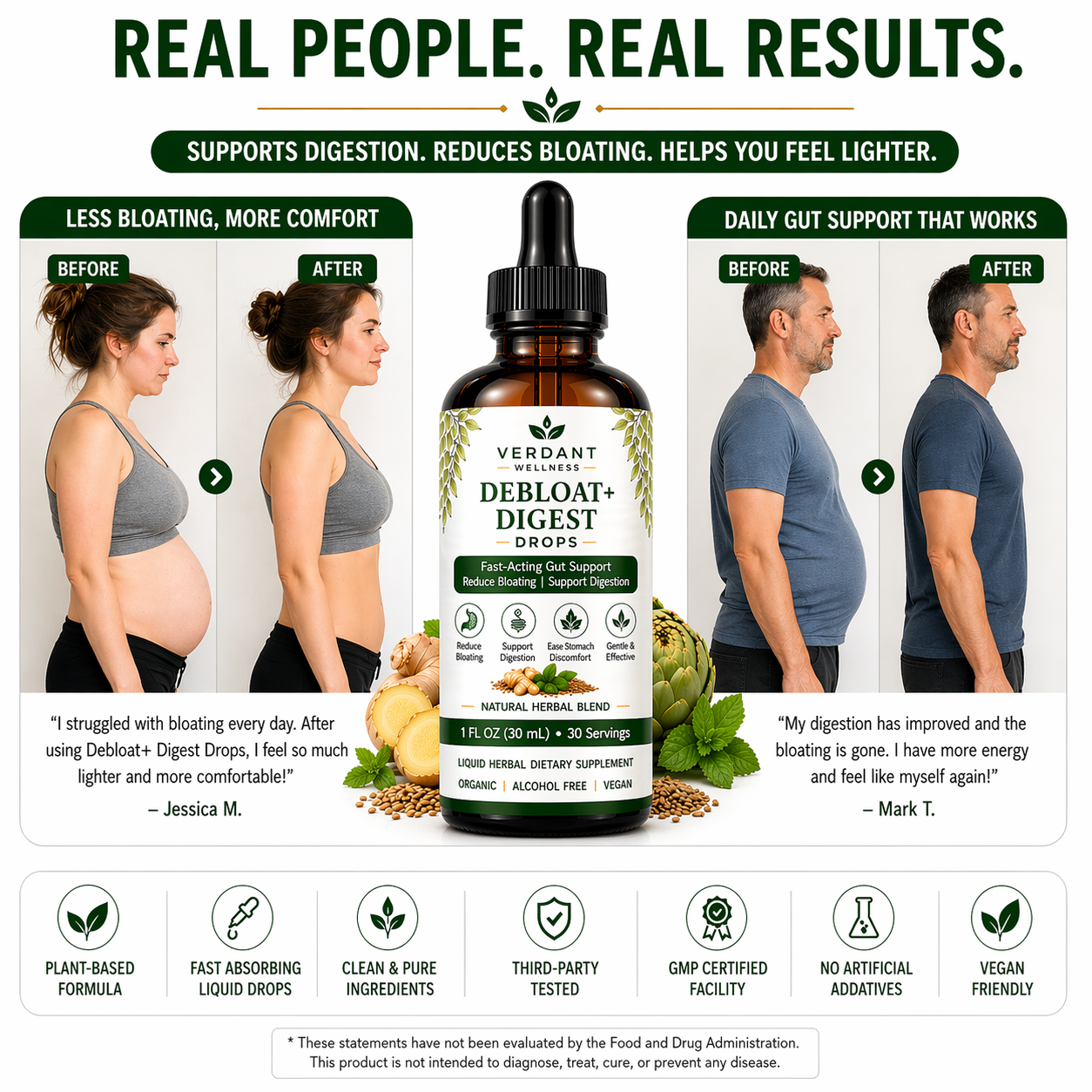 Debloat + Digest Drops - Real People, Real Results