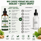 Debloat + Digest Drops - why Choose Verdant  Wellness